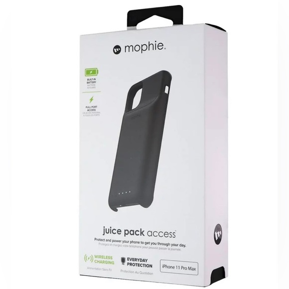 NEW Mophie Charging Battery Case for Apple iPhone 11 Pro Max - Black - Picture 2 of 7